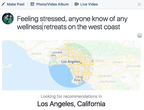 Looking for Facebook Recommendations for wellness retreat